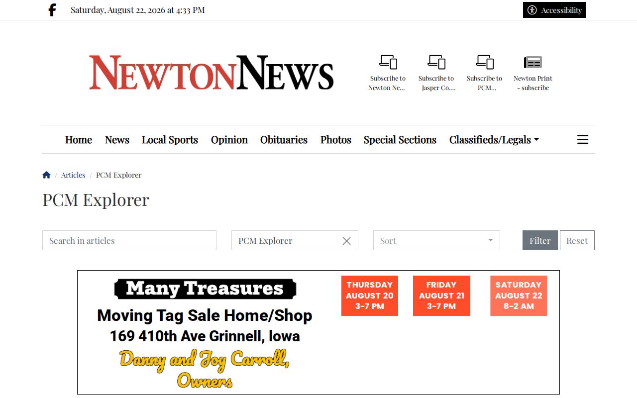 Monroe PCM Explorer local arrest news context